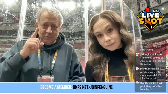 DK's Live Shot of Penguins: Postgame vs. Hurricans taken in Raleigh, N.C. (Videos)